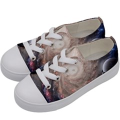 Galaxy Star Planet Kids  Low Top Canvas Sneakers by Sapixe