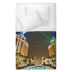 Galaxy Hotel Macau Cotai Laser Beams At Night Duvet Cover (single Size) by Sapixe