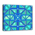 Grid Geometric Pattern Colorful Deluxe Canvas 24  x 20   View1