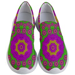 Decorative Festive Bohemic Ornate Style Women s Lightweight Slip Ons by pepitasart