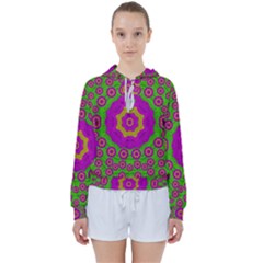 Decorative Festive Bohemic Ornate Style Women s Tie Up Sweat by pepitasart