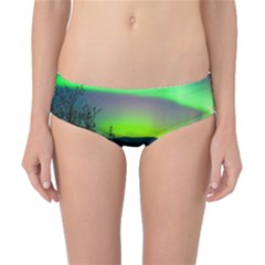 Green Northern Lights Canada Classic Bikini Bottoms by Sapixe