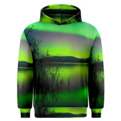 Green Northern Lights Canada Men s Overhead Hoodie