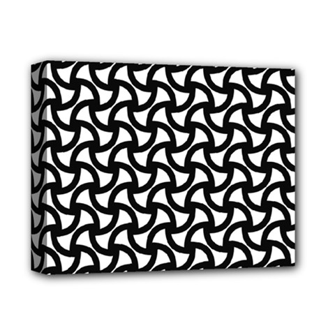 Grid Pattern Background Geometric Deluxe Canvas 14  X 11  by Sapixe