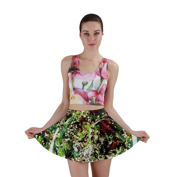 April   Birds Of Paradise 5 Mini Skirt