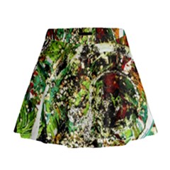 April   Birds Of Paradise 5 Mini Flare Skirt by bestdesignintheworld