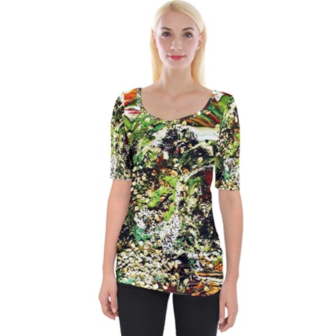 April   Birds Of Paradise 5 Wide Neckline Tee by bestdesignintheworld