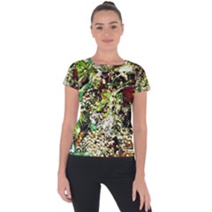 April   Birds Of Paradise 5 Short Sleeve Sports Top  by bestdesignintheworld