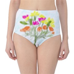 Easter Posey High-waist Bikini Bottoms by DeneWestUK