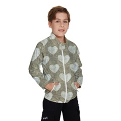 Hearts Motif Pattern Wind Breaker (kids) by dflcprints