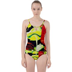 Drama 1 Cut Out Top Tankini Set