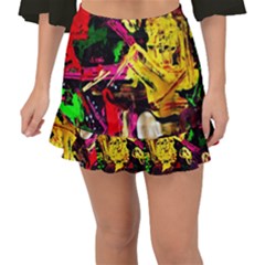 Spooky Attick 1 Fishtail Mini Chiffon Skirt by bestdesignintheworld