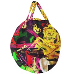 Spooky Attick 1 Giant Round Zipper Tote by bestdesignintheworld