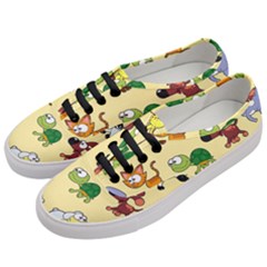 Group Of Animals Graphic Women s Classic Low Top Sneakers by Sapixe