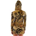 Golden Colorful The Beautiful Of Art Indonesian Batik Pattern Long Sleeve Hooded T-shirt View2