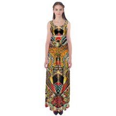 Hail Fine Art Print Empire Waist Maxi Dress by Sapixe