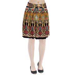 Hail Fine Art Print Pleated Skirt by Sapixe