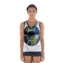 Hexagon Diamond Earth Globe Sport Tank Top  View1