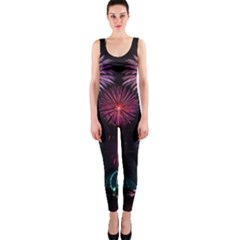 Happy New Year New Years Eve Fireworks In Australia One Piece Catsuit by Sapixe