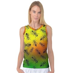 Insect Pattern Women s Basketball Tank Top by Sapixe