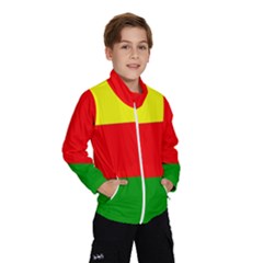 Kurdistan Kurd Kurds Kurdish Flag Wind Breaker (kids) by Sapixe