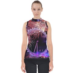 Happy New Year Clock Time Fireworks Pictures Shell Top by Sapixe