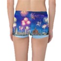 Happy New Year Celebration Of The New Year Landmarks Of The Most Famous Cities Around The World Fire Reversible Boyleg Bikini Bottoms View2