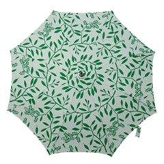 Leaves Foliage Green Wallpaper Hook Handle Umbrellas (small) by Sapixe