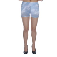 Light Nature Sky Sunny Clouds Skinny Shorts by Sapixe