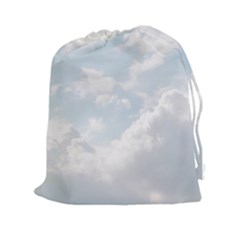 Light Nature Sky Sunny Clouds Drawstring Pouches (xxl) by Sapixe