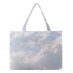 Light Nature Sky Sunny Clouds Medium Tote Bag by Sapixe