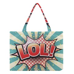 Lol Comic Speech Bubble  Vector Illustration Medium Tote Bag by Sapixe