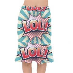 Lol Comic Speech Bubble  Vector Illustration Mermaid Skirt by Sapixe