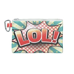 Lol Comic Speech Bubble  Vector Illustration Canvas Cosmetic Bag (medium) by Sapixe