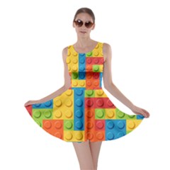 Lego Bricks Pattern Skater Dress by Sapixe