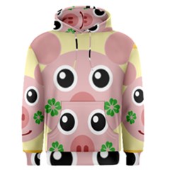 Luck Lucky Pig Pig Lucky Charm Men s Pullover Hoodie by Sapixe