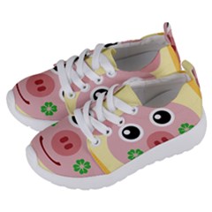 Luck Lucky Pig Pig Lucky Charm Kids  Lightweight Sports Shoes by Sapixe