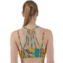 Madhubani Fish Indian Ethnic Pattern Line Them Up Sports Bra View2