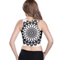 Mandala Geometric Symbol Pattern Racer Back Crop Top View2