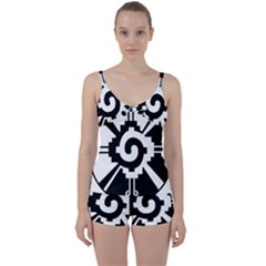 Maya Calendar Native American Religion Tie Front Two Piece Tankini by Sapixe