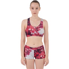 Maple Leaves Red Autumn Fall Work It Out Gym Set by Sapixe