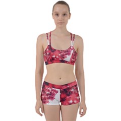 Maple Leaves Red Autumn Fall Women s Sports Set by Sapixe