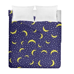 Moon Pattern Duvet Cover Double Side (full/ Double Size) by Sapixe