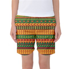 Mexican Pattern Women s Basketball Shorts by Sapixe