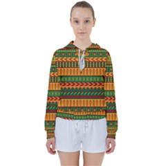 Mexican Pattern Women s Tie Up Sweat by Sapixe