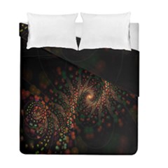 Multicolor Fractals Digital Art Design Duvet Cover Double Side (full/ Double Size) by Sapixe