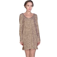 Mosaic Pattern Background Long Sleeve Nightdress by Sapixe