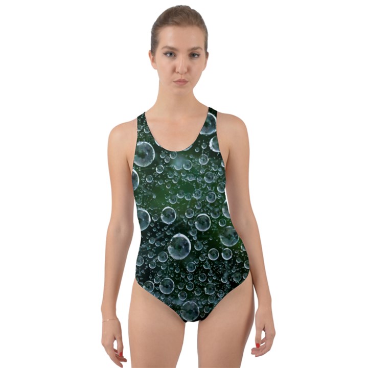 Morning Dew Cut-Out Back One Piece Swimsuit