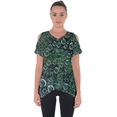 Morning Dew Cut Out Side Drop Tee by Sapixe