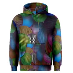 Multicolored Patterned Spheres 3d Men s Pullover Hoodie by Sapixe